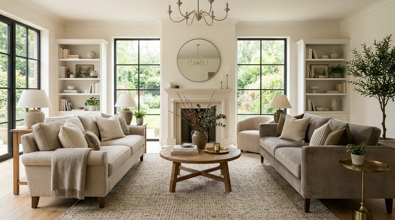 12 Stylish Tips for Arranging Two Different Sofas in a Living Room